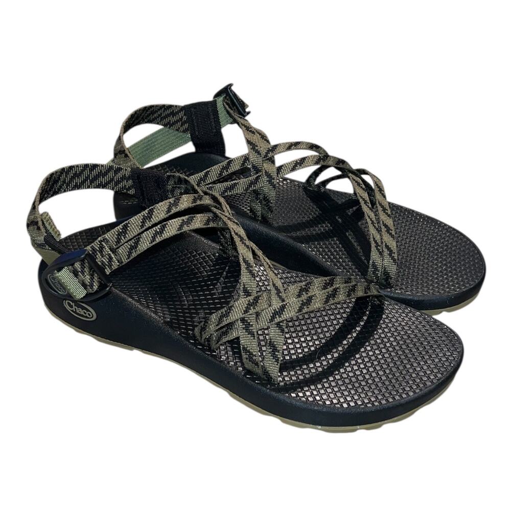 Chaco ZX/1 Classic Sandal In Avocado Static Sporty Adjustable Dual Strap Size 10